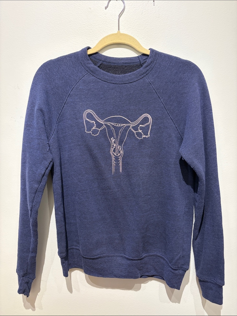 Reproductive System, Graphic Crewneck Sweatshirt - Rachel Antonoff